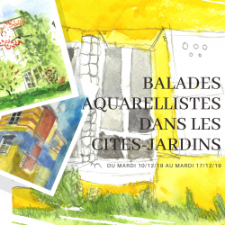Vernissage "Balades aquarellistes dans les cités-jardins"
