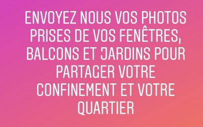 Que voyez-vous depuis vos fenêtres dans les cités-jardins ?