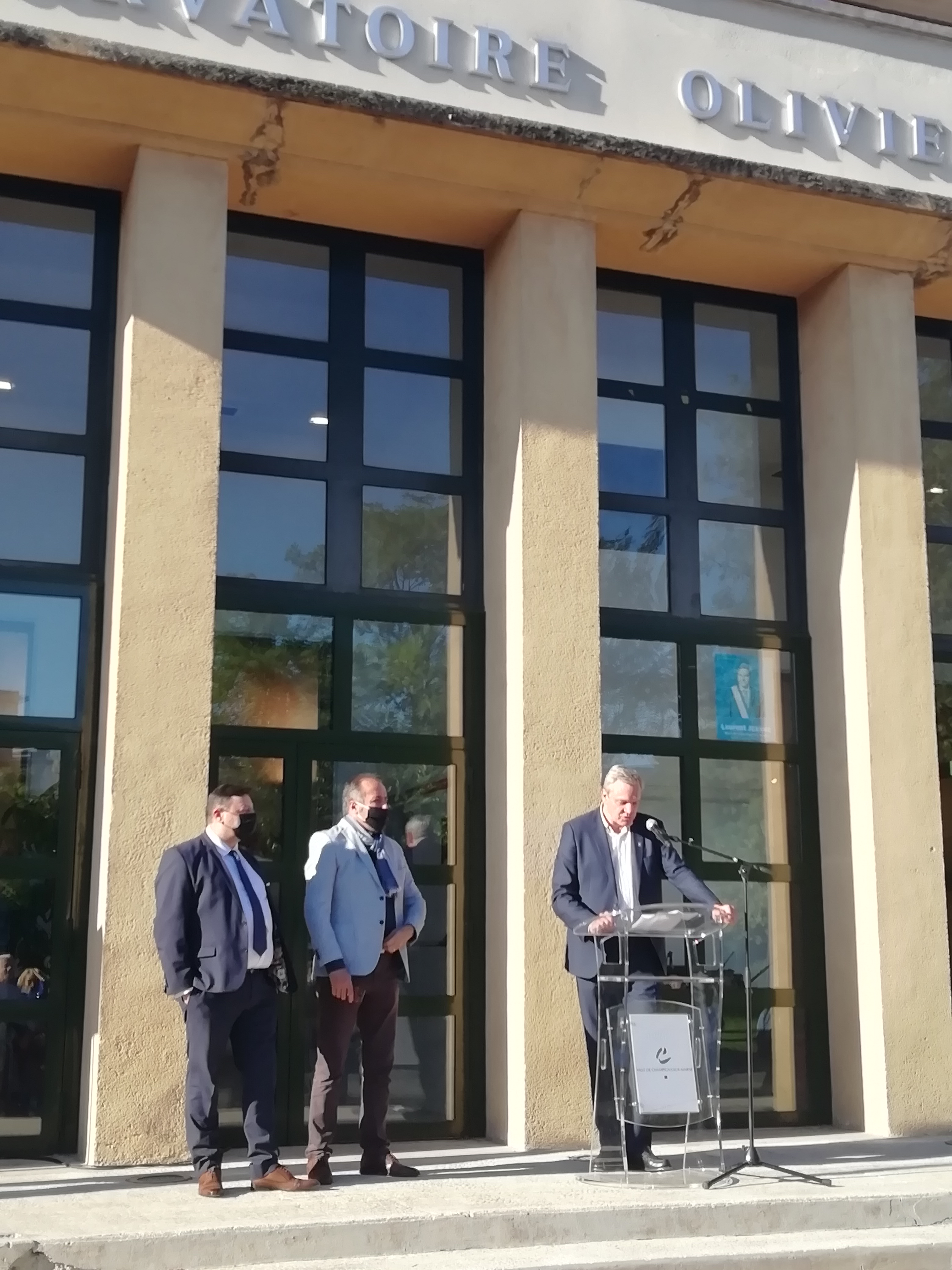 Discours inauguration de la plaque cité-jardin de Champigny-sur-Marne
