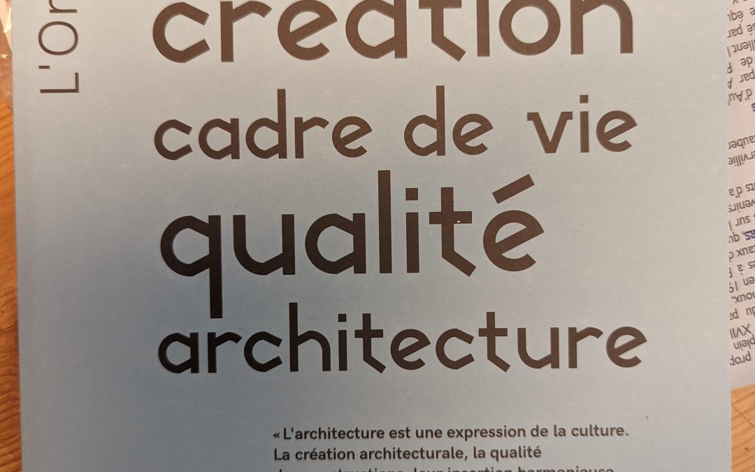 L’ordre des architectes d’Île-de-France – Création, cadre de vie, qualité, architecture