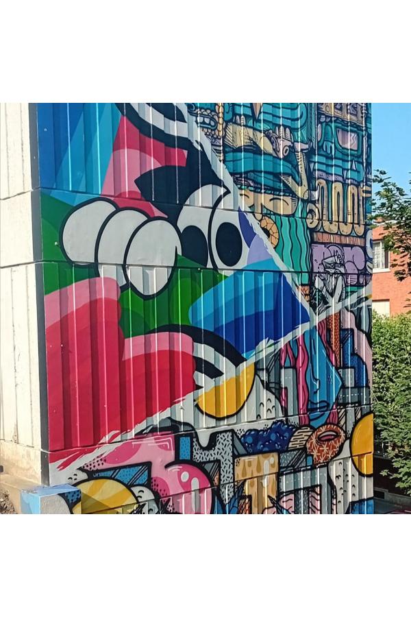 Parcours street art entre Pré et cité-jardin, « Pré je fus, ville je suis »