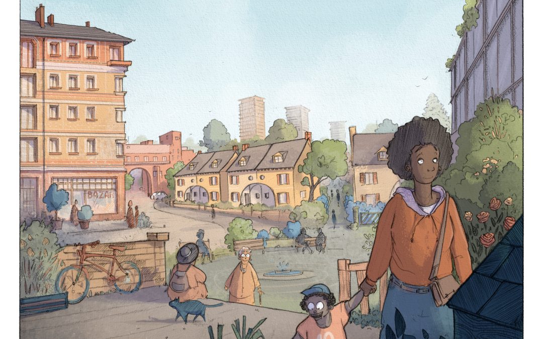 Présentation de la BD, Les cités-jardins : une utopie habitée