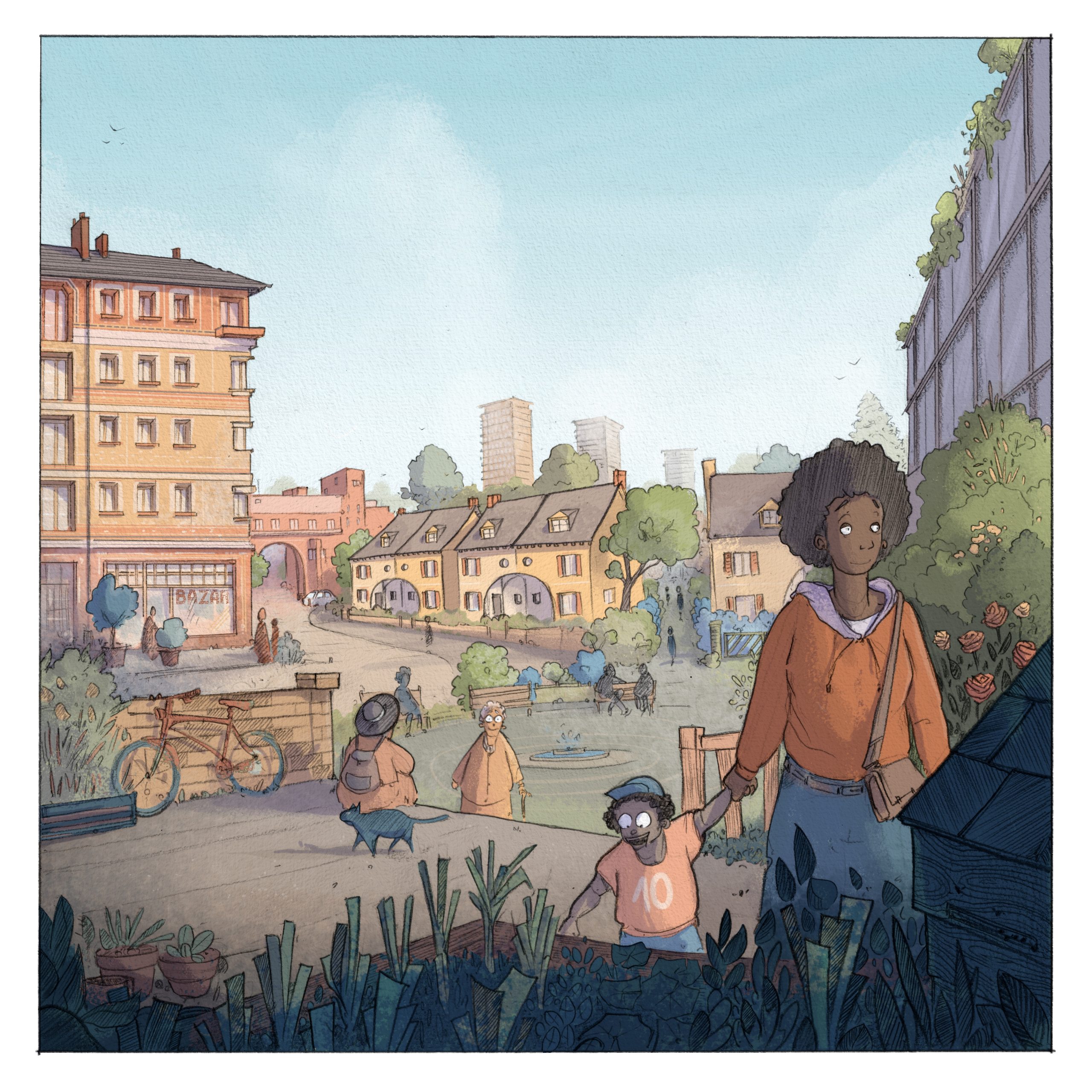 Présentation de la BD, Les cités-jardins : une utopie habitée